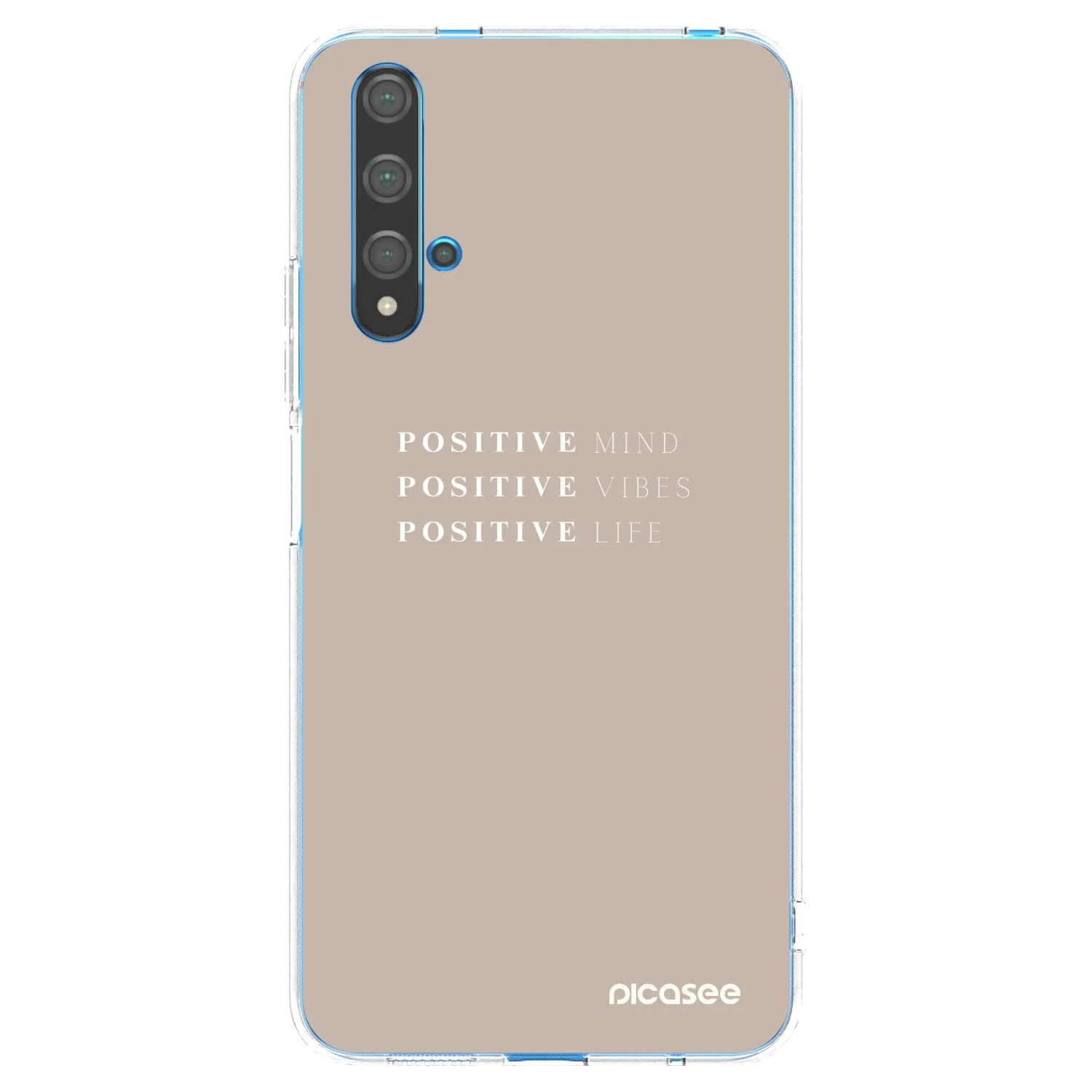 Picasee διαφανής θήκη σιλικόνης Huawei Nova 5T - Positive Vibes