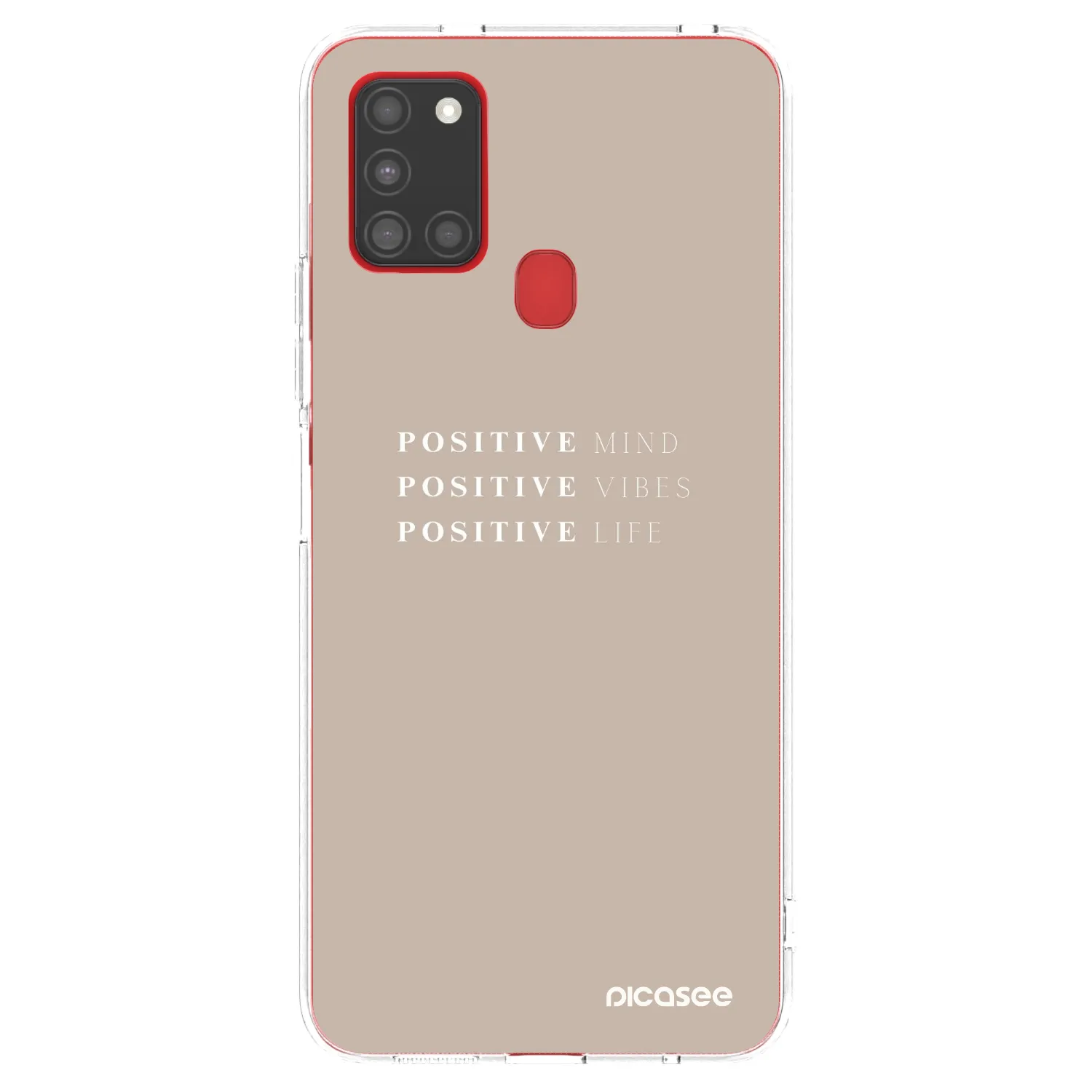 Picasee διαφανής θήκη σιλικόνης Samsung Galaxy A21s - Positive Vibes