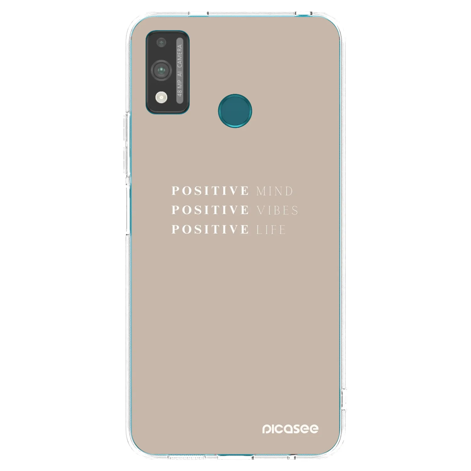 Picasee διαφανής θήκη σιλικόνης Honor 9X Lite - Positive Vibes