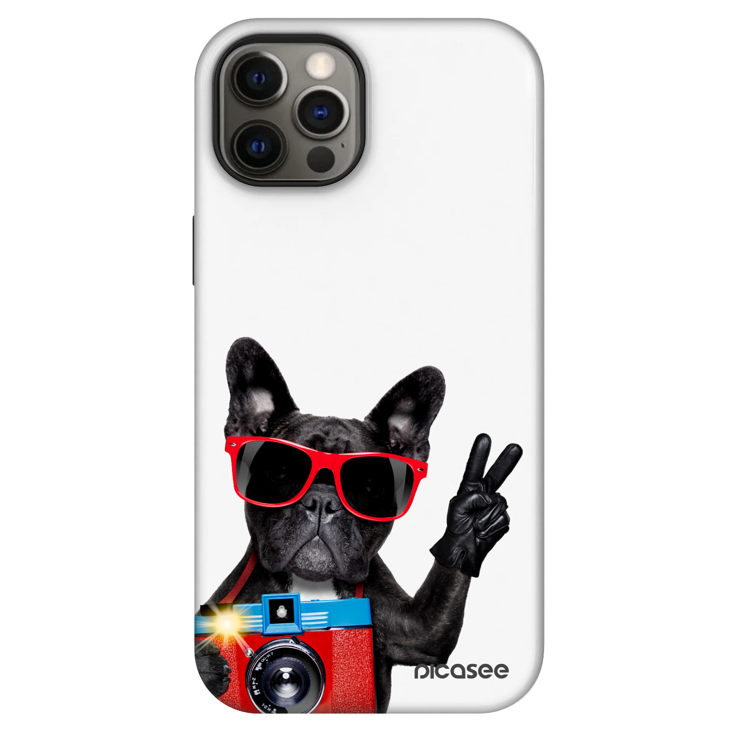 Picasee Fashion Case MagSafe για Apple iPhone 12 Pro - French Bulldog