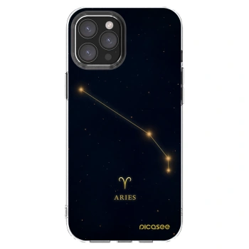 Picasee διαφανής θήκη σιλικόνης Apple iPhone 12 Pro Max - ARIES