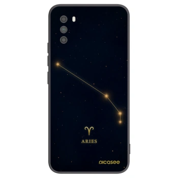 Picasee Μαύρη θήκη σιλικόνης για Xiaomi Poco M3 - ARIES