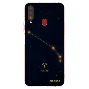 Picasee διαφανής θήκη σιλικόνης Samsung Galaxy A20s - ARIES