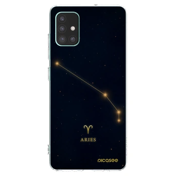 Picasee διαφανής θήκη σιλικόνης Samsung Galaxy M51 M515F - ARIES