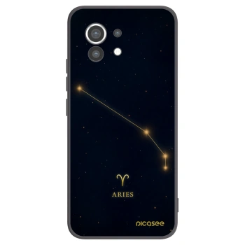 Picasee Μαύρη θήκη σιλικόνης για Xiaomi Mi 11 - ARIES