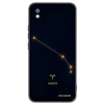 Picasee Μαύρη θήκη σιλικόνης για Xiaomi Redmi 9AT - ARIES
