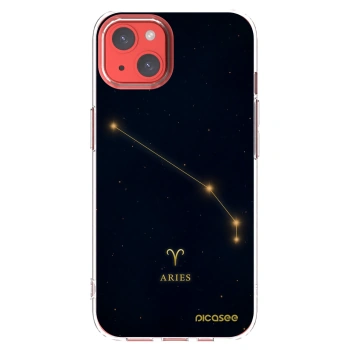 Picasee διαφανής θήκη σιλικόνης Apple iPhone 13 - ARIES