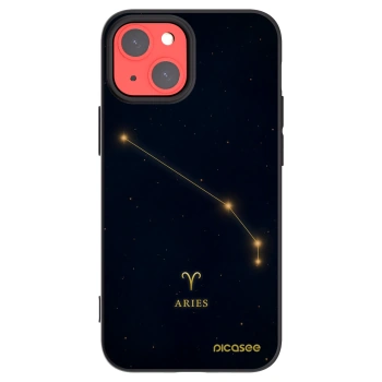 Picasee Μαύρη θήκη σιλικόνης για Apple iPhone 13 mini - ARIES