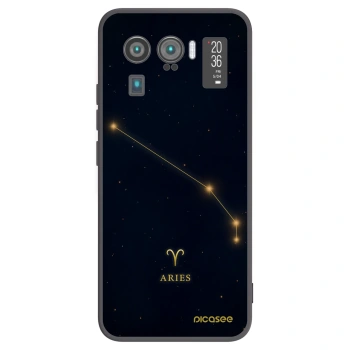 Picasee Μαύρη θήκη σιλικόνης για Xiaomi Mi 11 Ultra - ARIES
