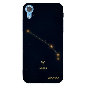 Picasee διαφανής θήκη σιλικόνης Apple iPhone XR - ARIES