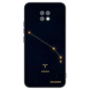 Picasee Μαύρη θήκη σιλικόνης για Xiaomi Redmi Note 9T - ARIES