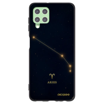 Picasee Μαύρη θήκη σιλικόνης για Samsung Galaxy A22 A225F 4G - ARIES