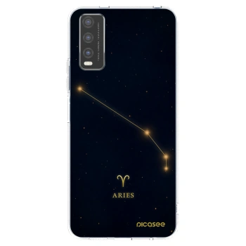 Picasee διαφανής θήκη σιλικόνης Vivo Y20s - ARIES