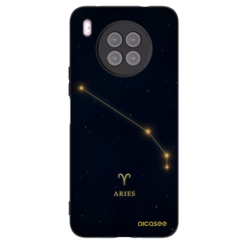 Picasee Μαύρη θήκη σιλικόνης για Huawei Nova 8i - ARIES