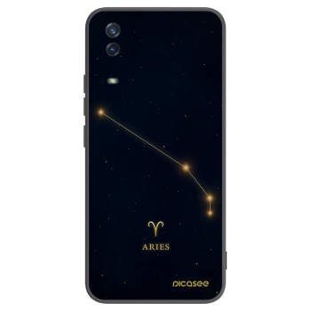 Picasee Μαύρη θήκη σιλικόνης για Vivo Y11s - ARIES