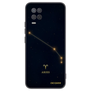 Picasee Μαύρη θήκη σιλικόνης για Realme 8 5G - ARIES