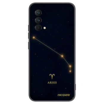 Picasee Μαύρη θήκη σιλικόνης για Realme GT Master Edition 5G - ARIES