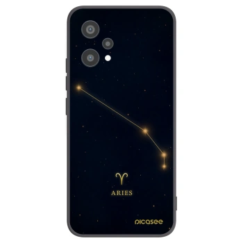 Picasee Μαύρη θήκη σιλικόνης για Realme 9 Pro 5G - ARIES