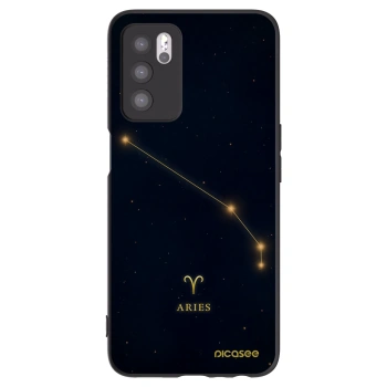 Picasee Μαύρη θήκη σιλικόνης για OPPO A16s - ARIES