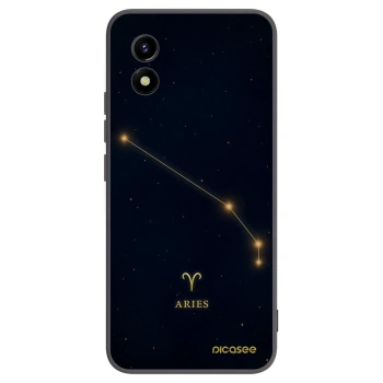 Picasee Μαύρη θήκη σιλικόνης για Vivo Y01 - ARIES