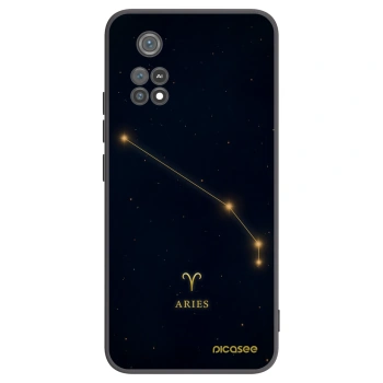 Picasee Μαύρη θήκη σιλικόνης για Xiaomi Poco M4 Pro - ARIES