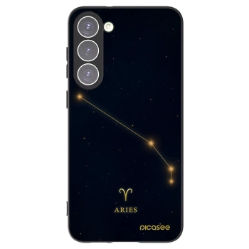 Picasee Μαύρη θήκη σιλικόνης για Samsung Galaxy S23+ 5G - ARIES