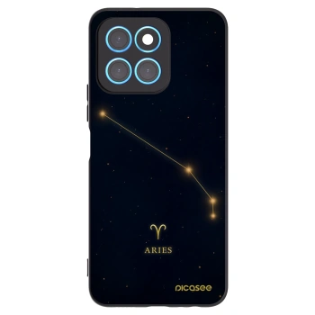 Picasee Μαύρη θήκη σιλικόνης για Honor X8 5G - ARIES