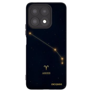 Picasee Μαύρη θήκη σιλικόνης για Honor X8a - ARIES