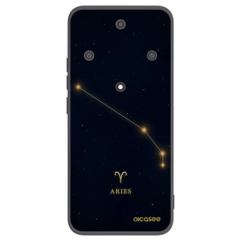 Picasee Μαύρη θήκη σιλικόνης για Honor Magic5 Lite 5G - ARIES