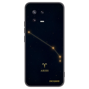 Picasee Μαύρη θήκη σιλικόνης για Xiaomi 13 Pro - ARIES