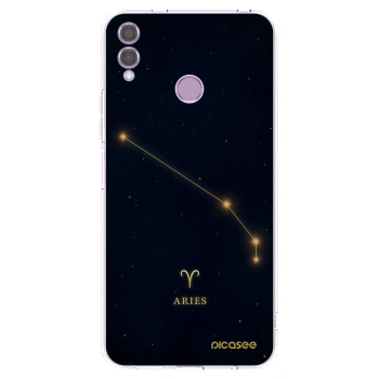 Picasee διαφανής θήκη σιλικόνης Honor 8X - ARIES