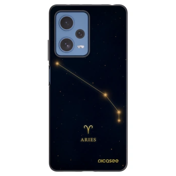 Picasee Μαύρη θήκη σιλικόνης για Xiaomi Redmi Note 12 Pro 5G - ARIES