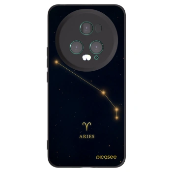 Picasee Μαύρη θήκη σιλικόνης για Honor Magic5 Pro - ARIES