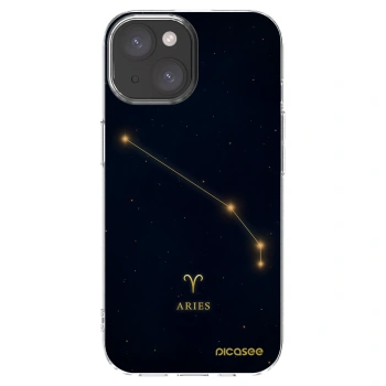 Picasee διαφανής θήκη σιλικόνης Apple iPhone 15 - ARIES