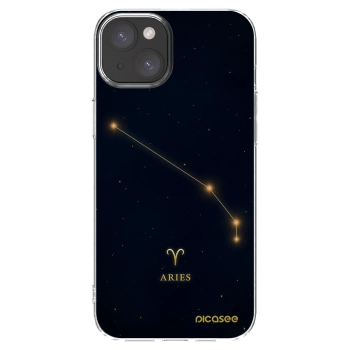 Picasee διαφανής θήκη σιλικόνης Apple iPhone 15 Plus - ARIES
