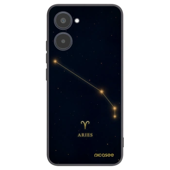 Picasee Μαύρη θήκη σιλικόνης για Realme 10 4G - ARIES