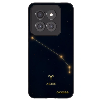 Picasee Μαύρη θήκη σιλικόνης για Xiaomi 14 Pro - ARIES