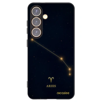 Picasee Μαύρη θήκη σιλικόνης για Samsung Galaxy S24 S921B 5G - ARIES