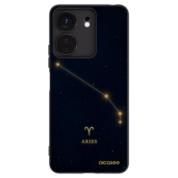 Picasee Μαύρη θήκη σιλικόνης για Xiaomi Redmi 13C 4G - ARIES