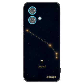 Picasee Μαύρη θήκη σιλικόνης για Motorola Edge 40 Neo - ARIES