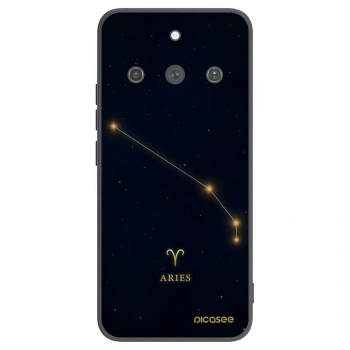 Picasee Μαύρη θήκη σιλικόνης για Realme 11 Pro+ - ARIES