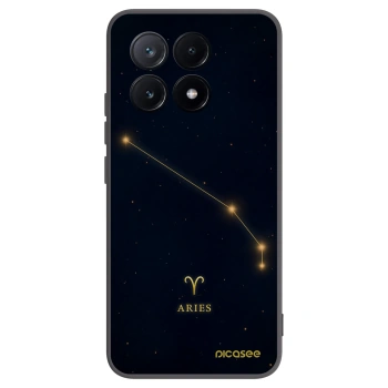 Picasee Μαύρη θήκη σιλικόνης για Xiaomi Poco X6 Pro - ARIES