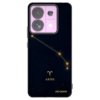 Picasee Μαύρη θήκη σιλικόνης για Xiaomi Redmi Note 13 Pro 5G - ARIES