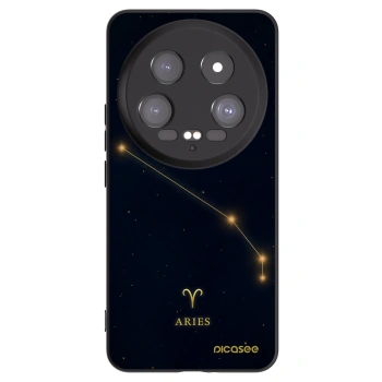 Picasee Μαύρη θήκη σιλικόνης για Xiaomi 14 Ultra - ARIES