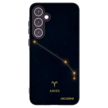 Picasee Μαύρη θήκη σιλικόνης για Samsung Galaxy A35 5G A356B - ARIES