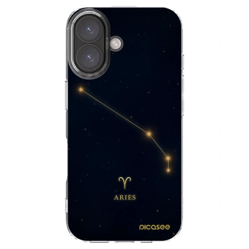 Picasee διαφανής θήκη σιλικόνης Apple iPhone 16 - ARIES