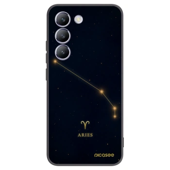 Picasee Μαύρη θήκη σιλικόνης για Vivo V40 SE 5G - ARIES