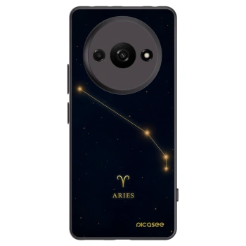 Picasee Μαύρη θήκη σιλικόνης για Xiaomi Redmi A3 - ARIES