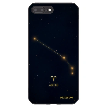 Picasee Μαύρη θήκη σιλικόνης για Apple iPhone 7 Plus - ARIES