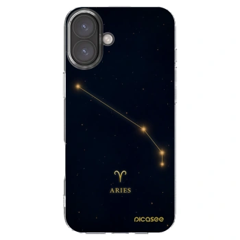 Picasee διαφανής θήκη σιλικόνης Apple iPhone 16 Plus - ARIES